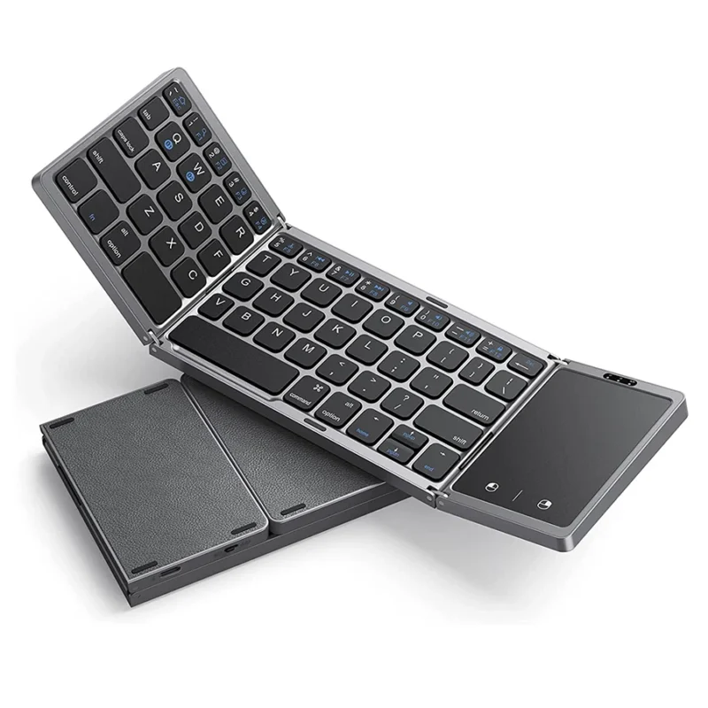 HyperType Wireless Foldable Keyboard – Bluetooth, Rechargeable, for All Devices - Image 1