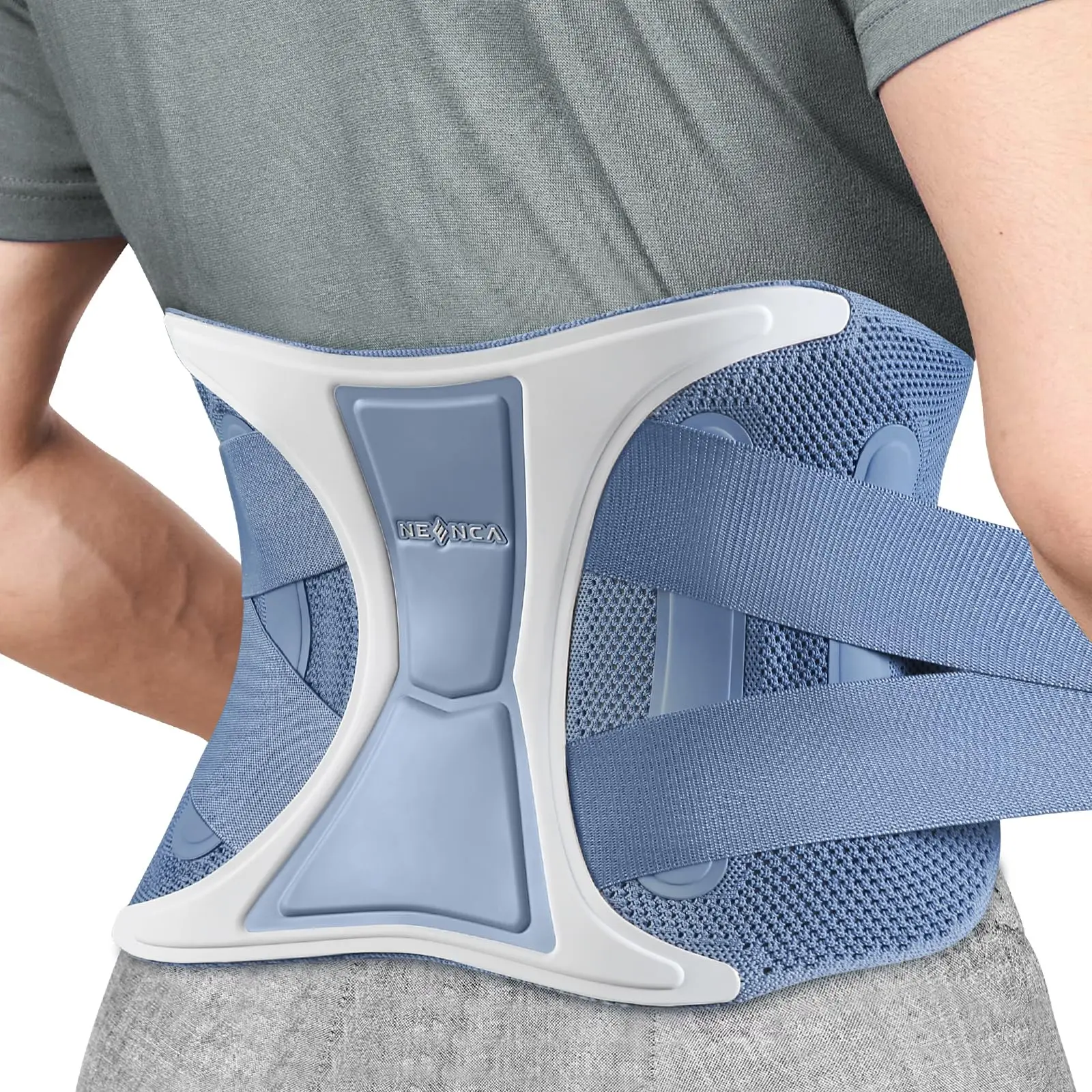 NEENCA Adjustable Lumbar Support Brace – Professional Back Stabilizing Waist Wrap